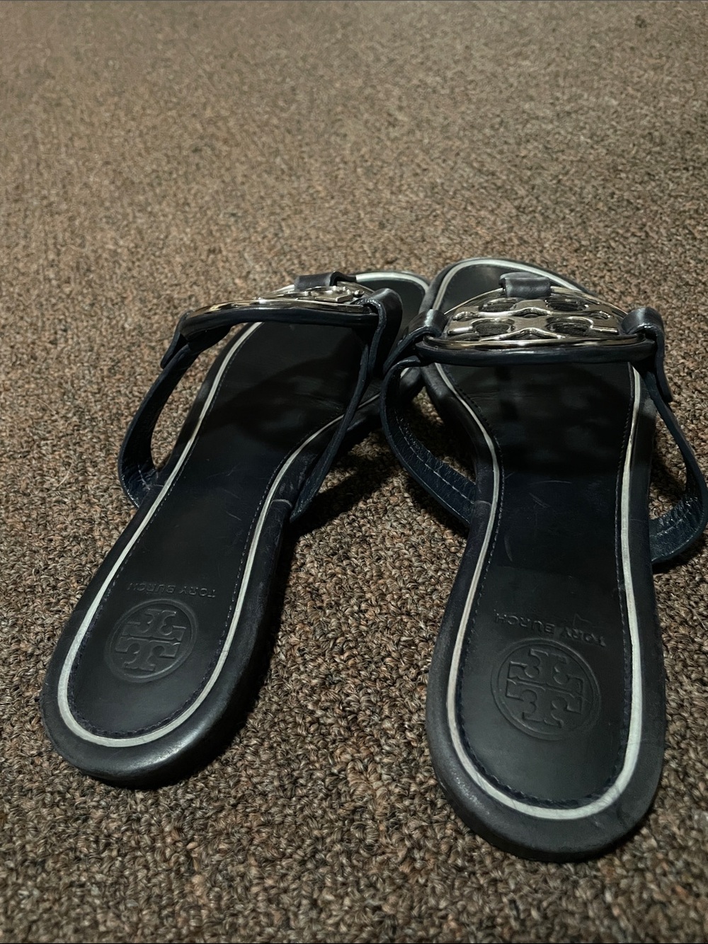 TORY BURCH Miller Black Sandals - Picture 3 of 4